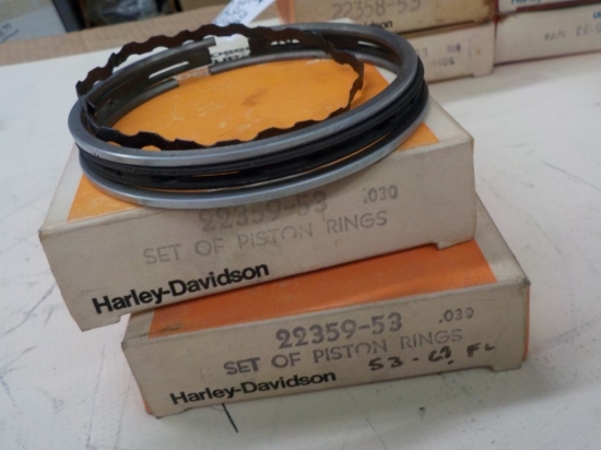 PANHEAD FL "NEW OLD STOCK IN BOX RINGS .030 OS #22359-53